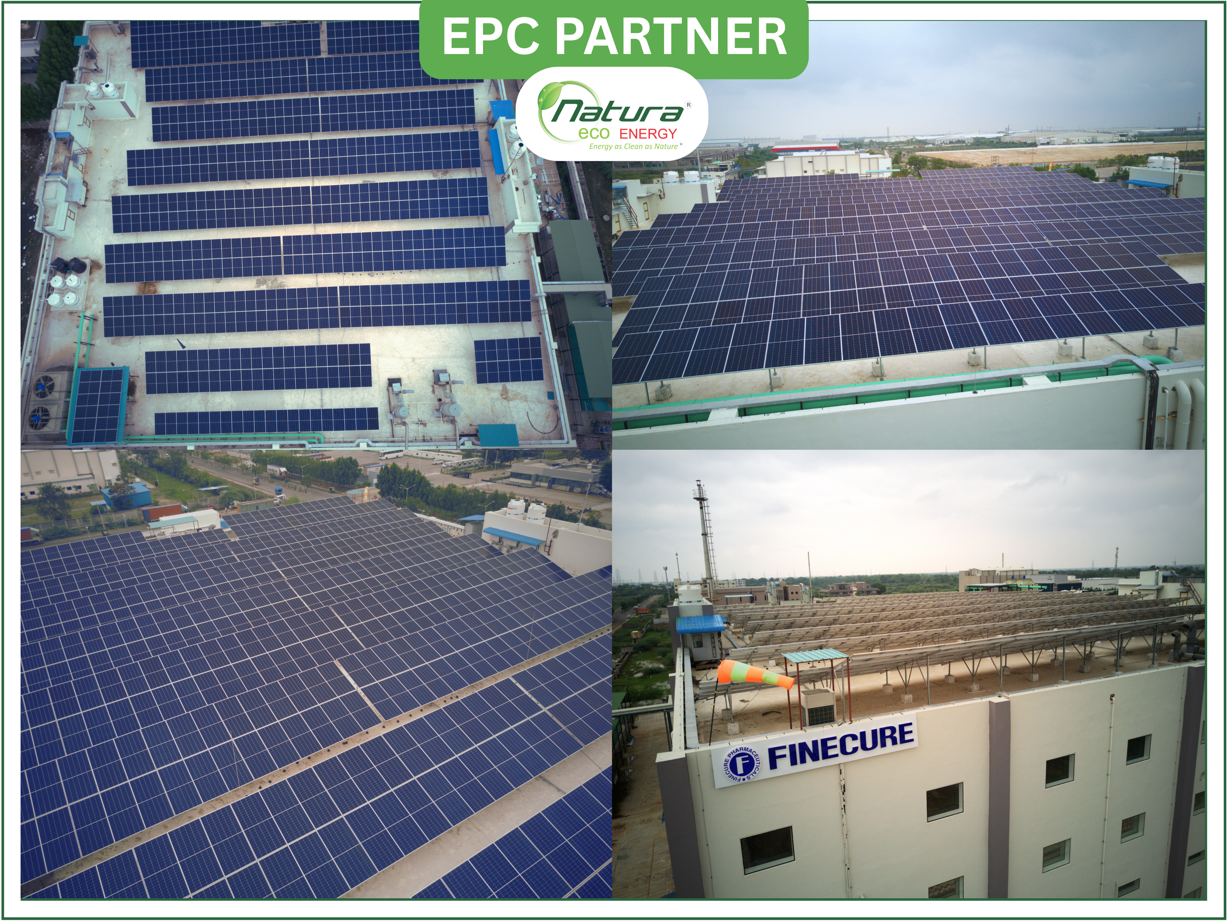 Finecure Pharmaceuticals: Powering a Greener Future with a 360 kW Rooftop Solar Plant