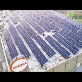 Industrial Solar rooftop installation I On grid solar power system I Natura Eco Energy Pvt Ltd